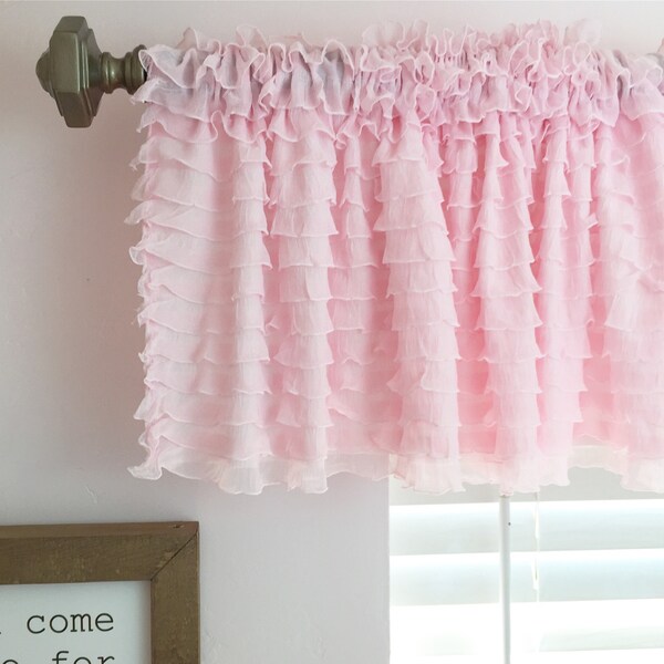 Pink Valance Etsy