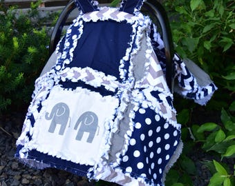 baby boy carseat cover