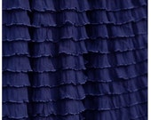 Items Similar To Ruffle Shower Curtain With Hookless Rod Pocket