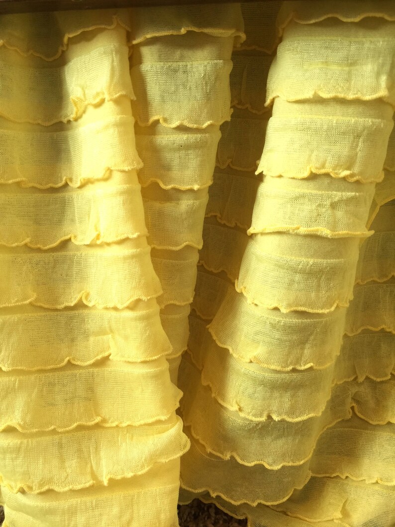 Yellow Ruffle Crib Skirt Baby Girl Nursery Bedding Etsy