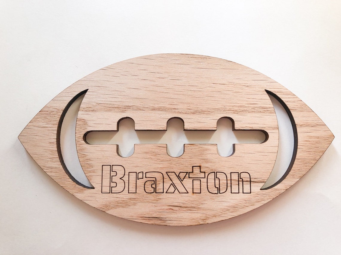 Football Wooden Sign Wall Art Sports Decor for Boys Room Etsy