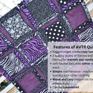 Purple Quilts Bed Spreads, Old and Young Pre Teen Girl Room Decor, Twin Size Bed Spread and Queen Size Quilts
