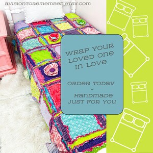 Handmade Quilts Teen Girl Room Decor, Toddler Bedding Girl Twin Bedspread, Queen Size Quilts