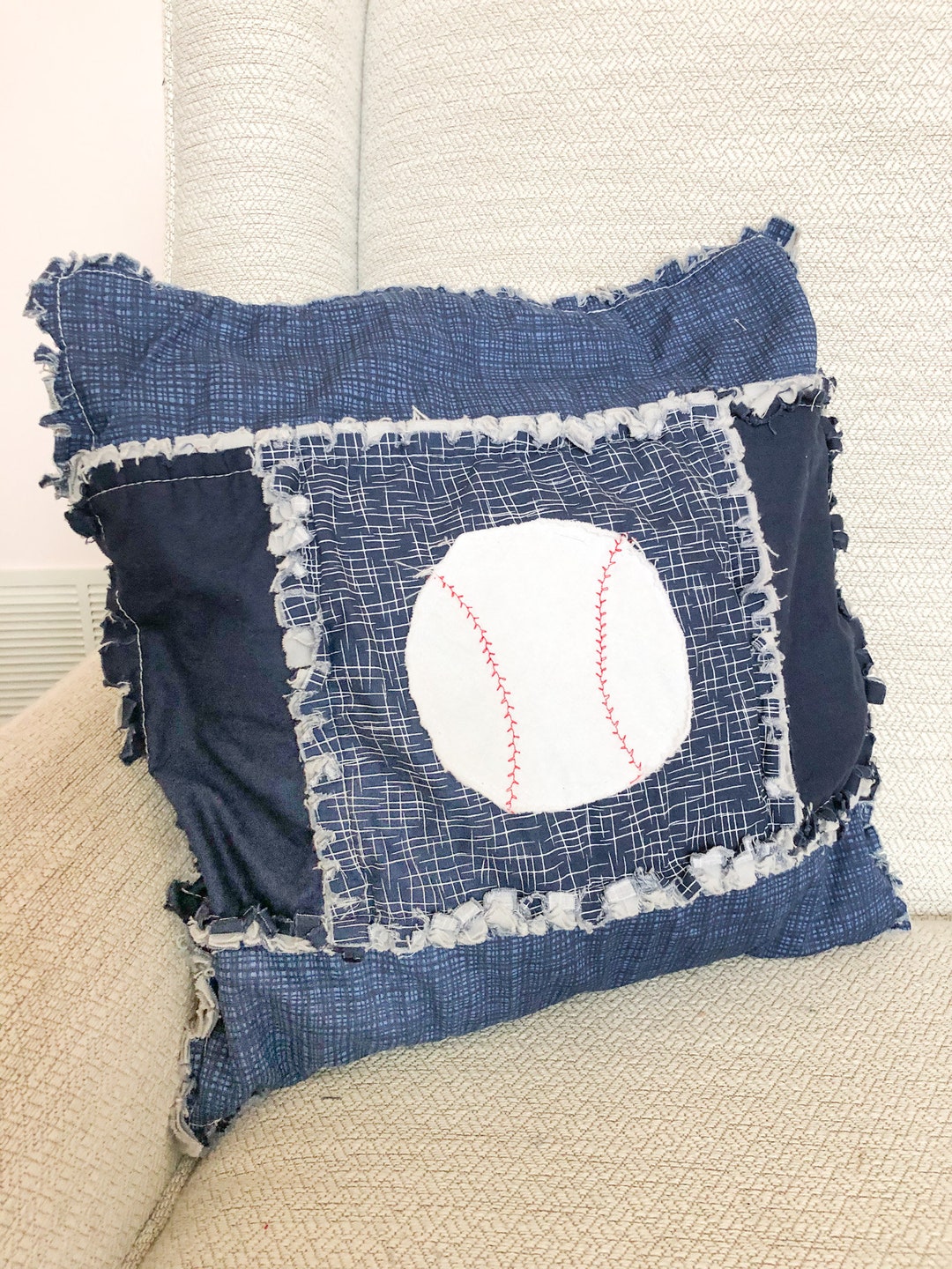 Baseball Pillow for Boys Room, Basketball Pillow Covers, Sports Theme