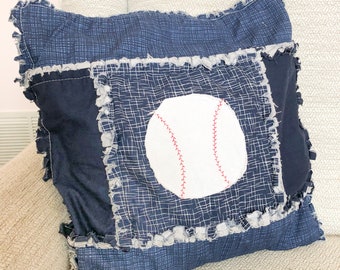 Baseball Pillow for Boys Room, Basketball Pillow Covers, Sports Theme Throw Pillow Covers