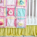 Yellow Crib Skirt Girl Nursery Bedding, Ruffle Bed Skirt Crib Dust Ruffle