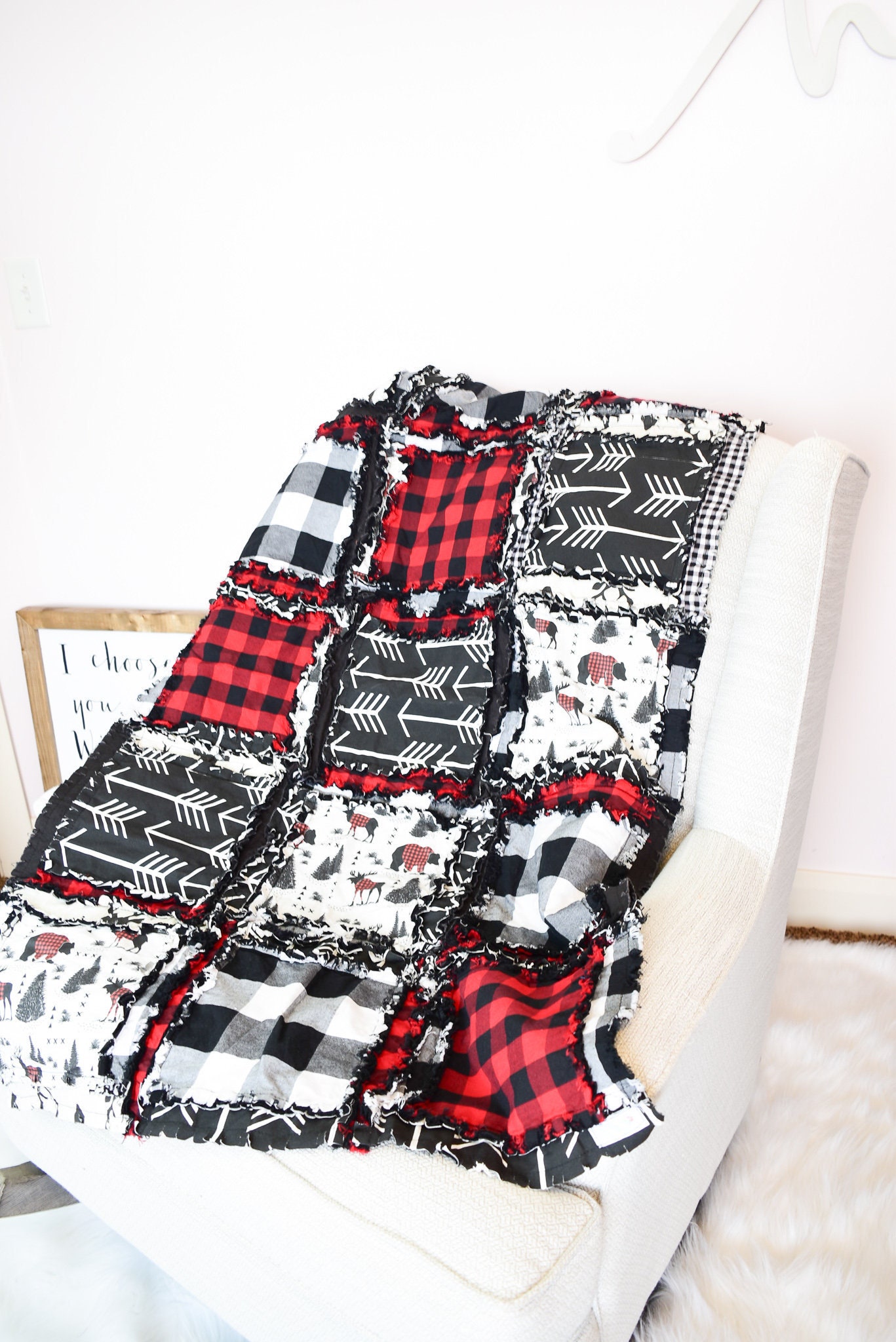 buffalo plaid rag quilt