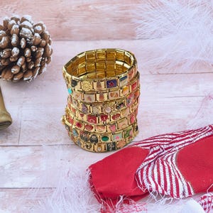 Italian vintage bracelets, Italian charm bracelet, Italian bracelet, couple bracelets, custom Italian bracelets, Italian gold bracelets