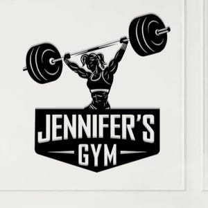 Custom Gym Metal Sign Wall Art, Powerlifting Metal Wall Art, Personalized Gym Name Signs, Gym Sign, Fitness Sign Home Decoration, Dads Gift