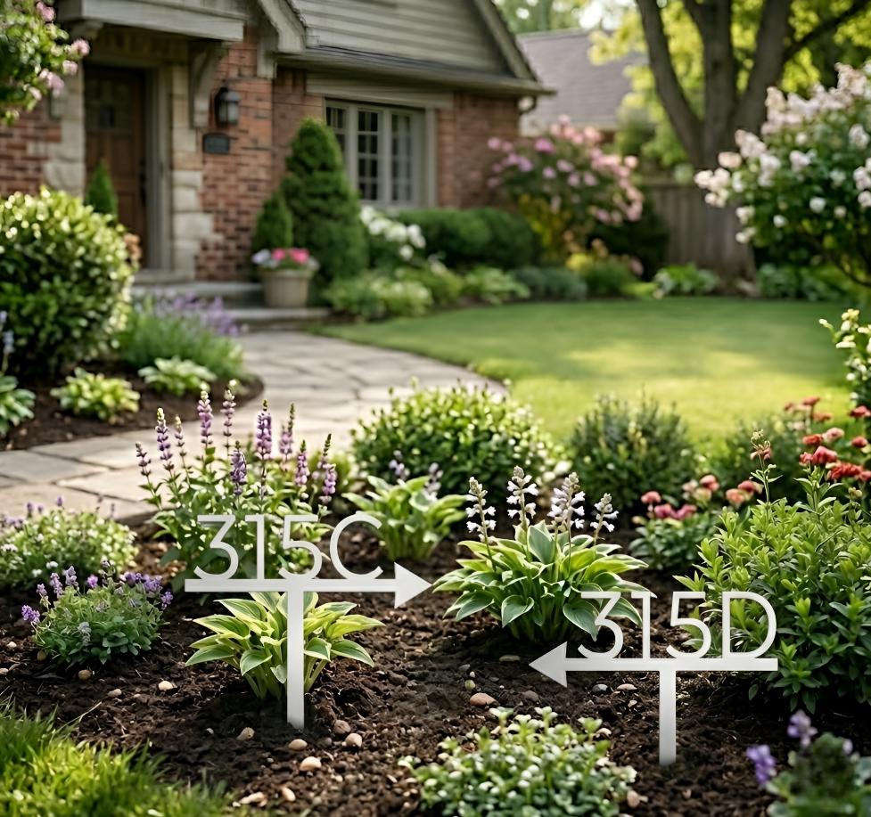 Personalized Address Arrow Sign, Custom House Number Plaque, Left Right ...