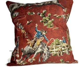 Western Throw Pillow Cover Cowboy Throw Pillow Western Decorative Pillow Western Pillow Cases Home Dec Western Pillow Cover Cowboy Pillows