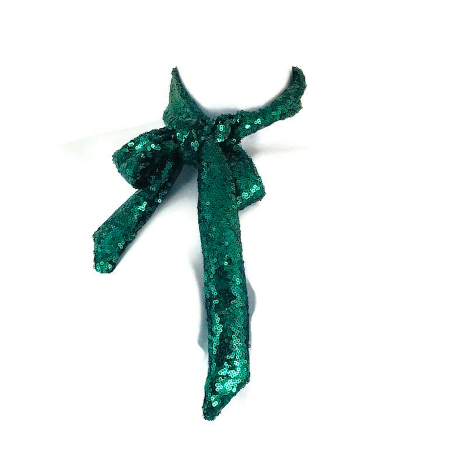 sequin necktie
