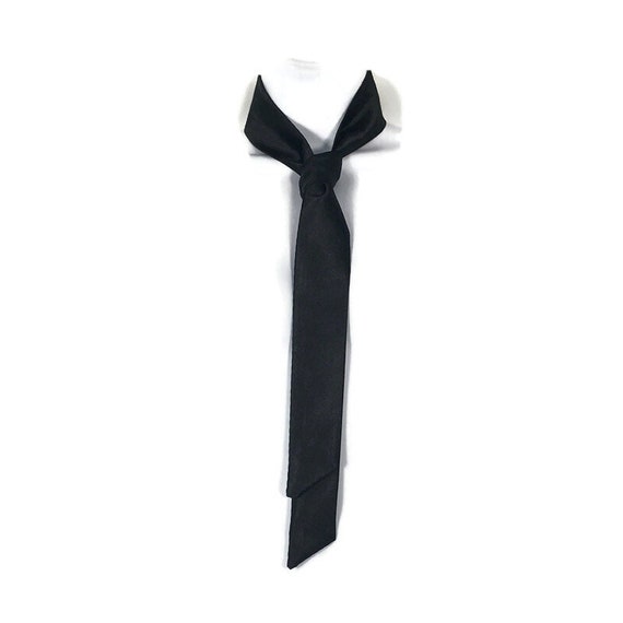 Elegante Bufanda Suave Con Cinta, Bufanda Larga De Satén, Cinturón De Satén, Corbata Para El Cuello, Gargantilla Para Mujer, Negro -, 200 Cm