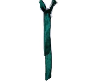 Christmas Skinny Tie Green Skinny Necktie Green Satin Skinny Tie Emerald Green Tie Christmas Tie Holiday Tie Green Satin Tie Men Women Ties