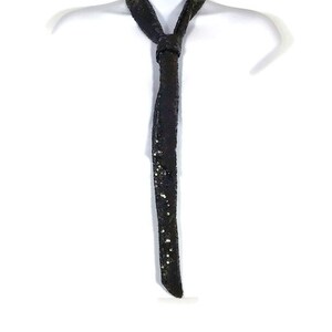 sequin necktie
