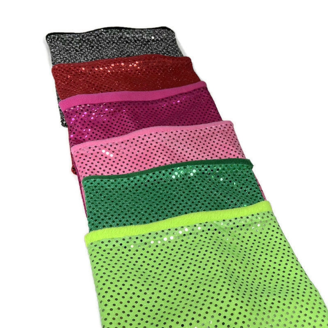 Neck Gaiter Faux Sequin Red Neck Gaiter Ski Gaiter Sequin Neckwarmer ...