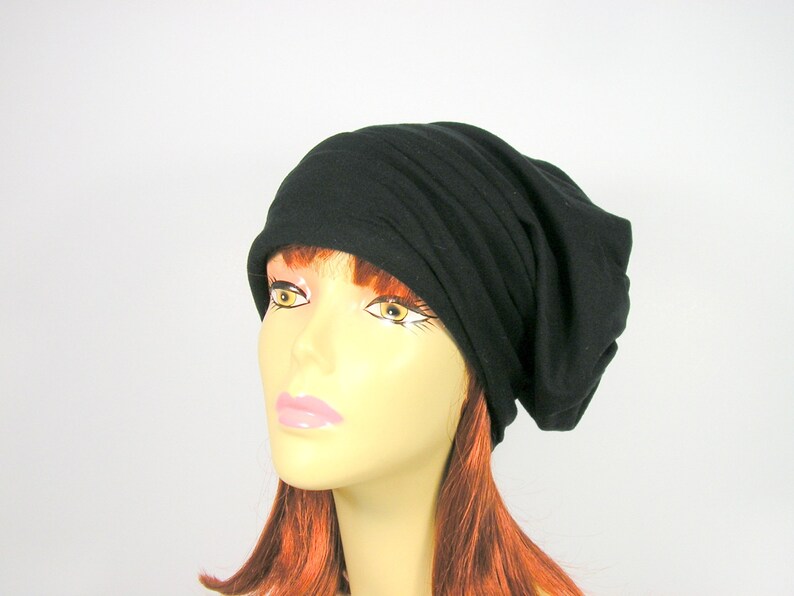 cotton jersey beanie