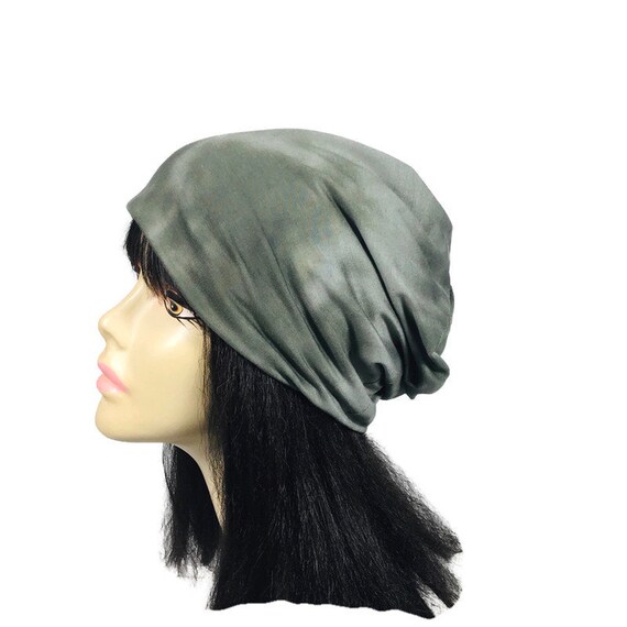 Camo Tie Dye Slouchy Beanie Jersey 