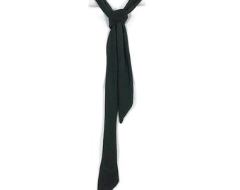 Skinny Tie Black Skinny Necktie Silky Spandex Scarf Black Skinny Scarves Womens Skinny Scarves Silky Skinny Scarves Skinny Tie Narrow Ties