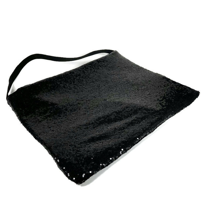 Black sequin crossbody bag hotsell