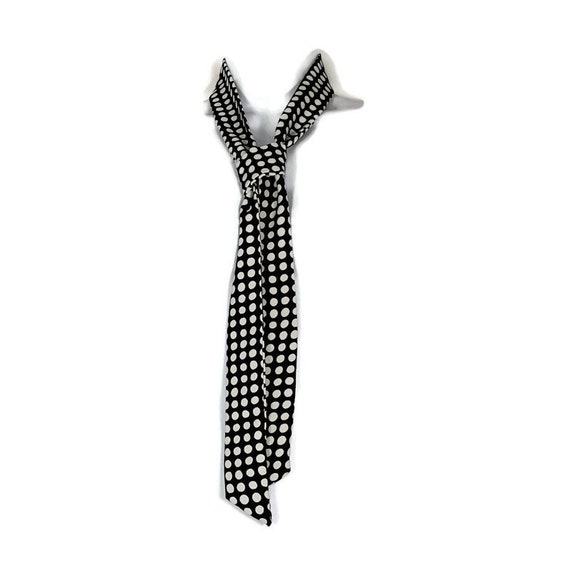Black Polka Dot Tie | Mens Black Tie With Polka Dots - Gents Shop