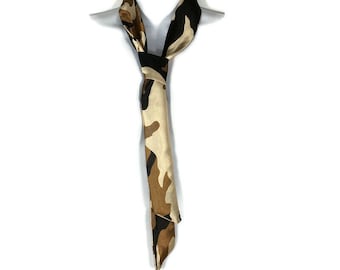 Cravatta sottile mimetica Cravatta stretta mimetica Cravatta sottile charmeuse Cravatta mimetica Zoom Accessori Marrone Marrone Chiaro Nero Cravatta sottile Cravatta per borsa Fiocco