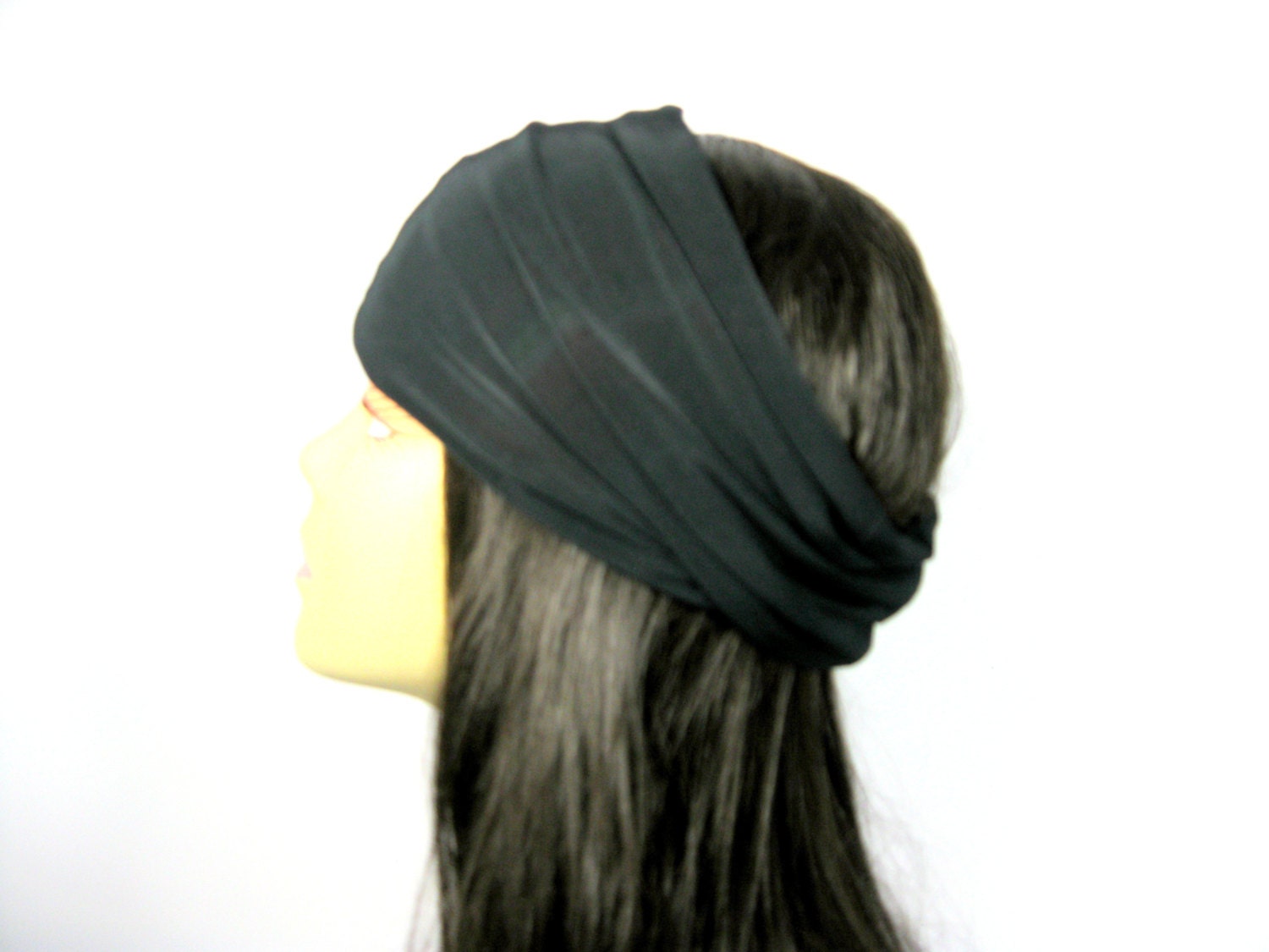 Custom Size Headbands White Lycra Headband Head Wrap Stay in Etsy