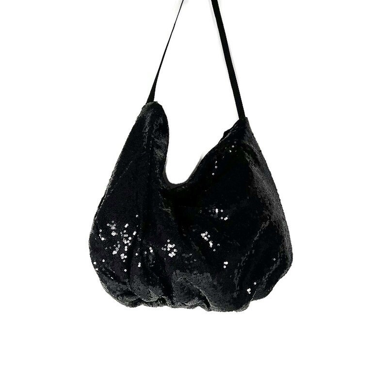Sequin Hobo Bag Mini Sequin Hobo Bag Pink Sequin Purse Gold Sequin