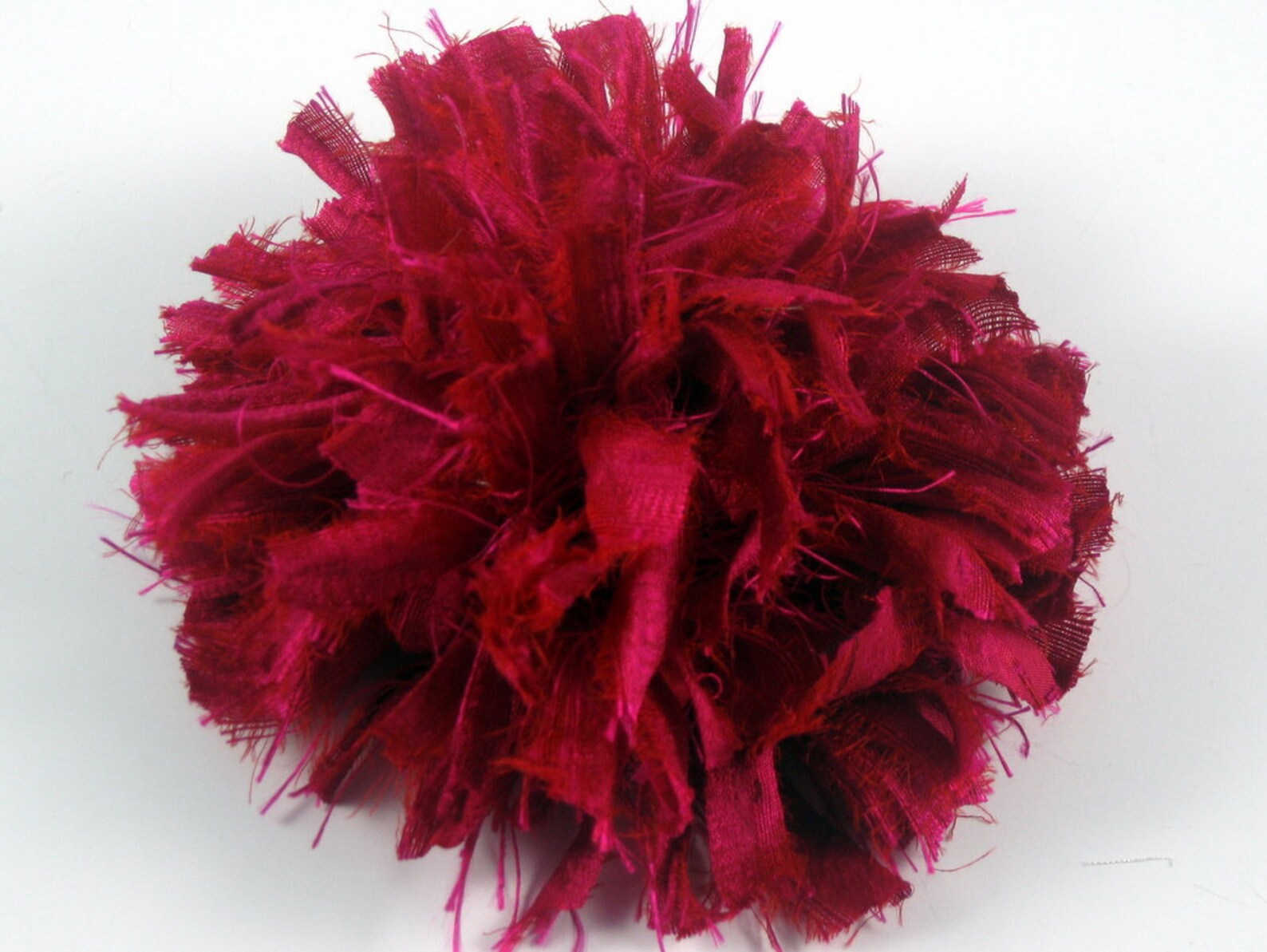 Pink Silk Flower Pin Shocking Pink Flower Pin Choker Flower Etsy