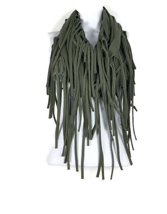 cotton fringe scarf