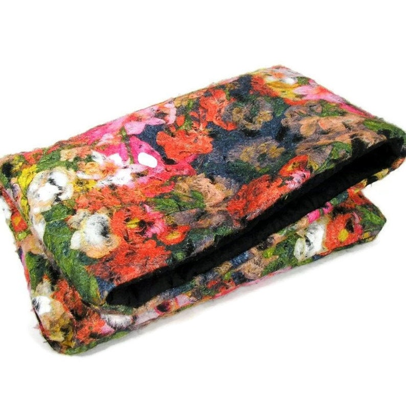 floral clutch purse