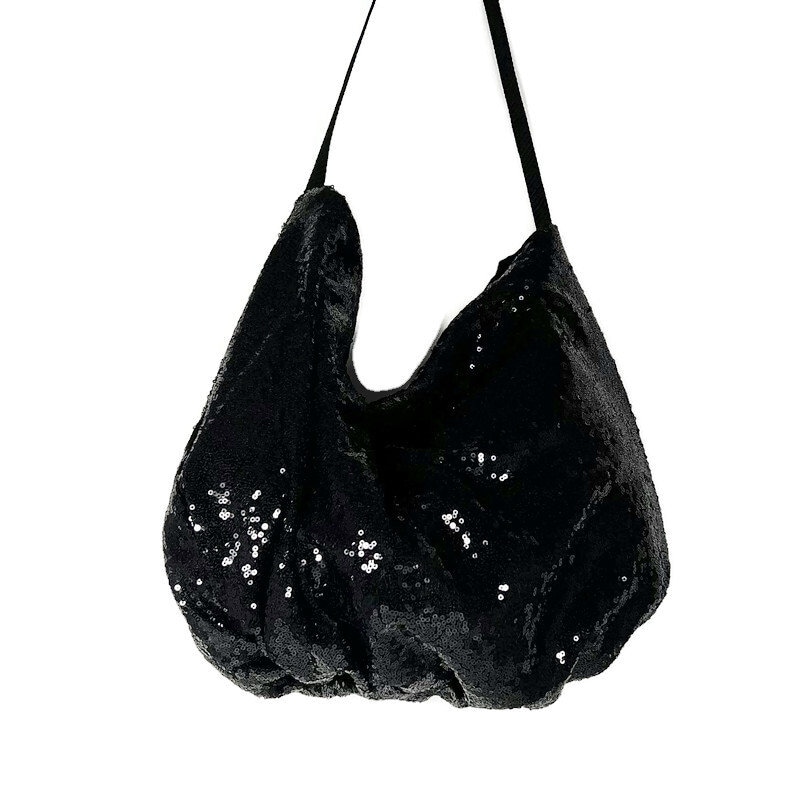 Black Sequin Detail Hand Bag main image 0