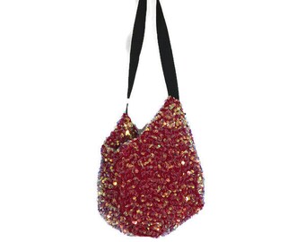 sequin crossbody purse