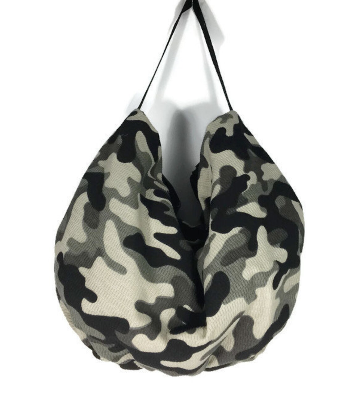 Gray Camo Handbag Camo Pouch Large Purse Grey Camo Handbag | Etsy