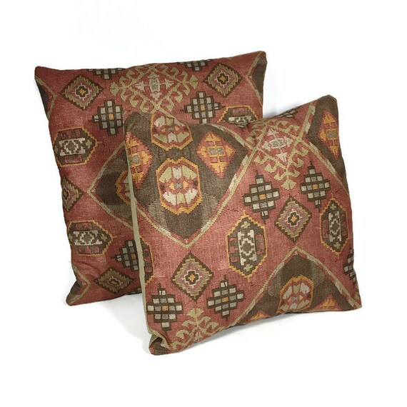 Aztec Throw Pillow Southwestern Throw Pillow Western Throw Etsy