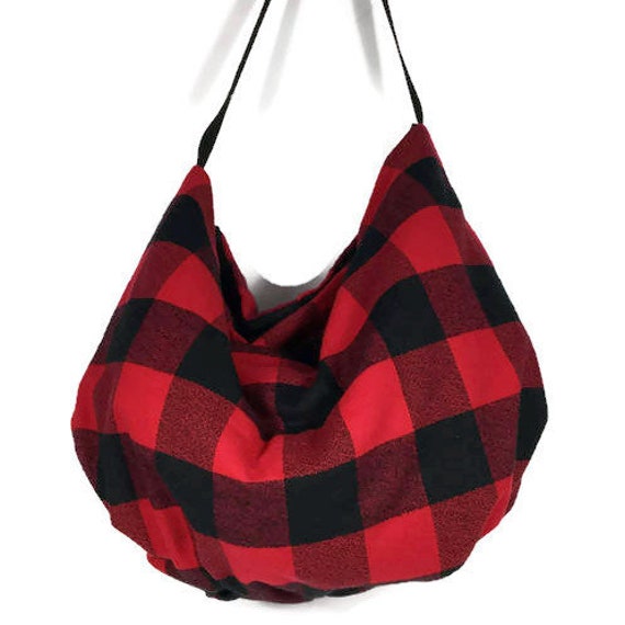Buffalo plaid crossbody purse sale