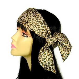 Bandana Hair Scarf Bandana Scarf Kerchief Neck Scarf Hair Scarf Hair Scarves Animal Print Hair Scarf Animal Print Hair Wrap Leopard Kerchief