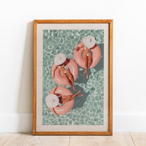 Fashion Poster - Retro Magazine Print - Vintage Fashion Poster Luxury Fashion Canvas - Retro Fashion Pool Cover
