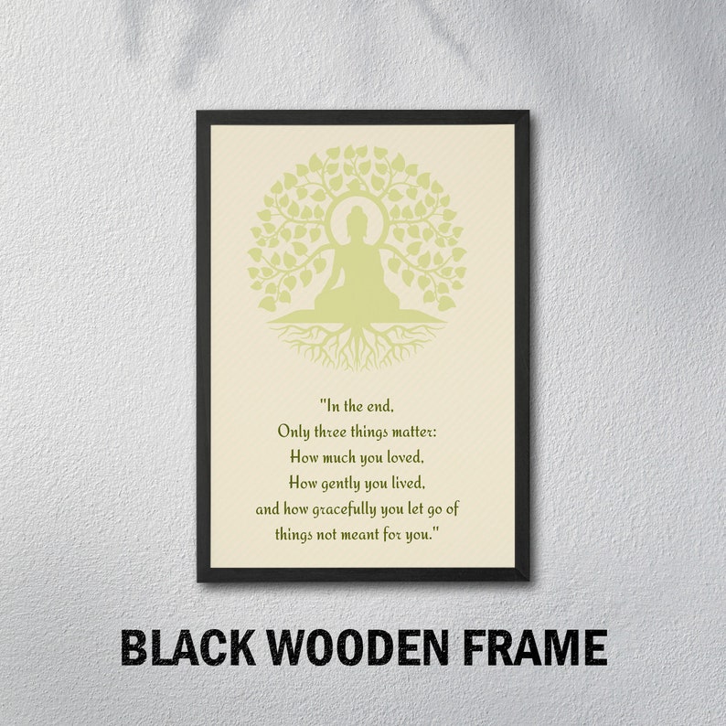 Buddha Quote Canvas Print: Motivational Yoga Wall Art - Etsy