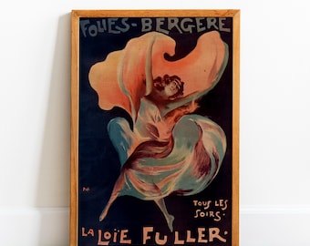 Art Nouveau Poster - Folies Bergere Poster - Cabaret Poster
