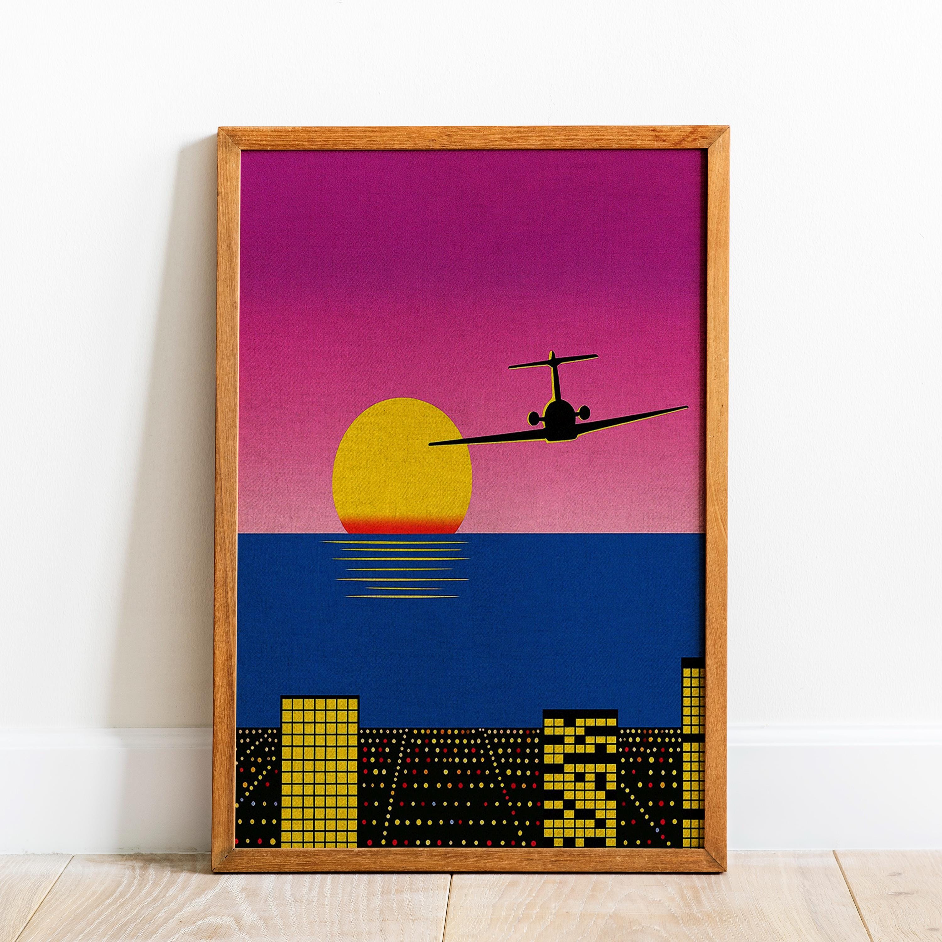 Hiroshi Nagai Art Print: Retro Japanese Wall Decor, Framed