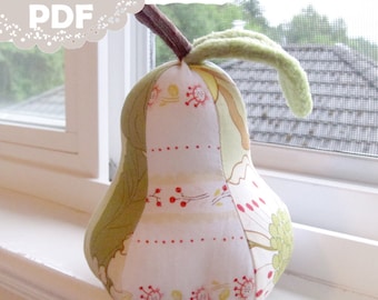 PDF Pear Pincushion Ornament Toy Tutorial
