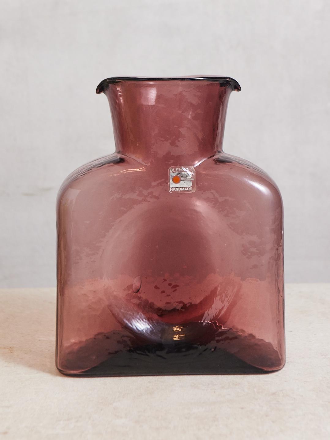 Vintage Blenko Glass Vase - Etsy