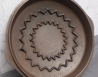 Wagner #8 Drip Drop Skillet Cover Cast Iron Lid