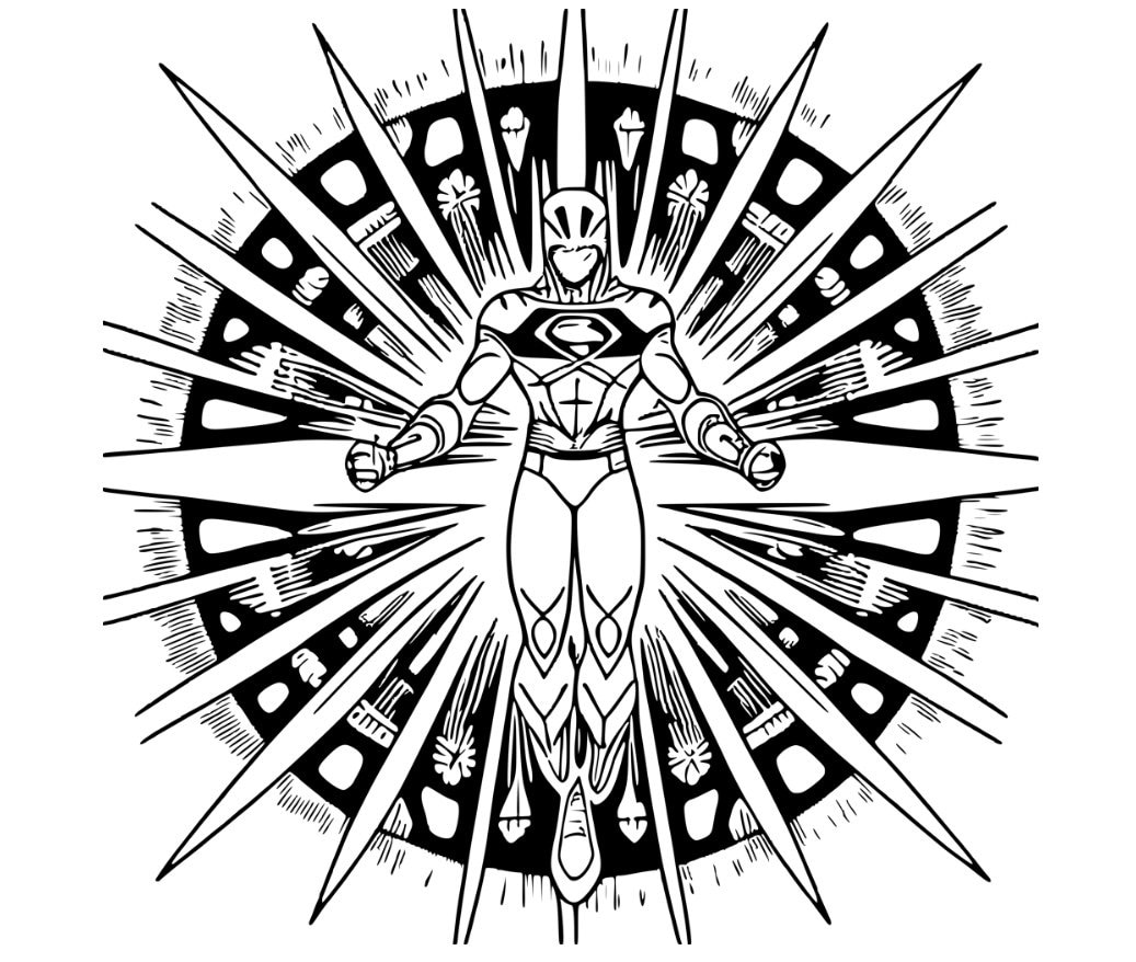 Superhero Coloring Pages Kids Super Hero Coloring Book Cute Printable