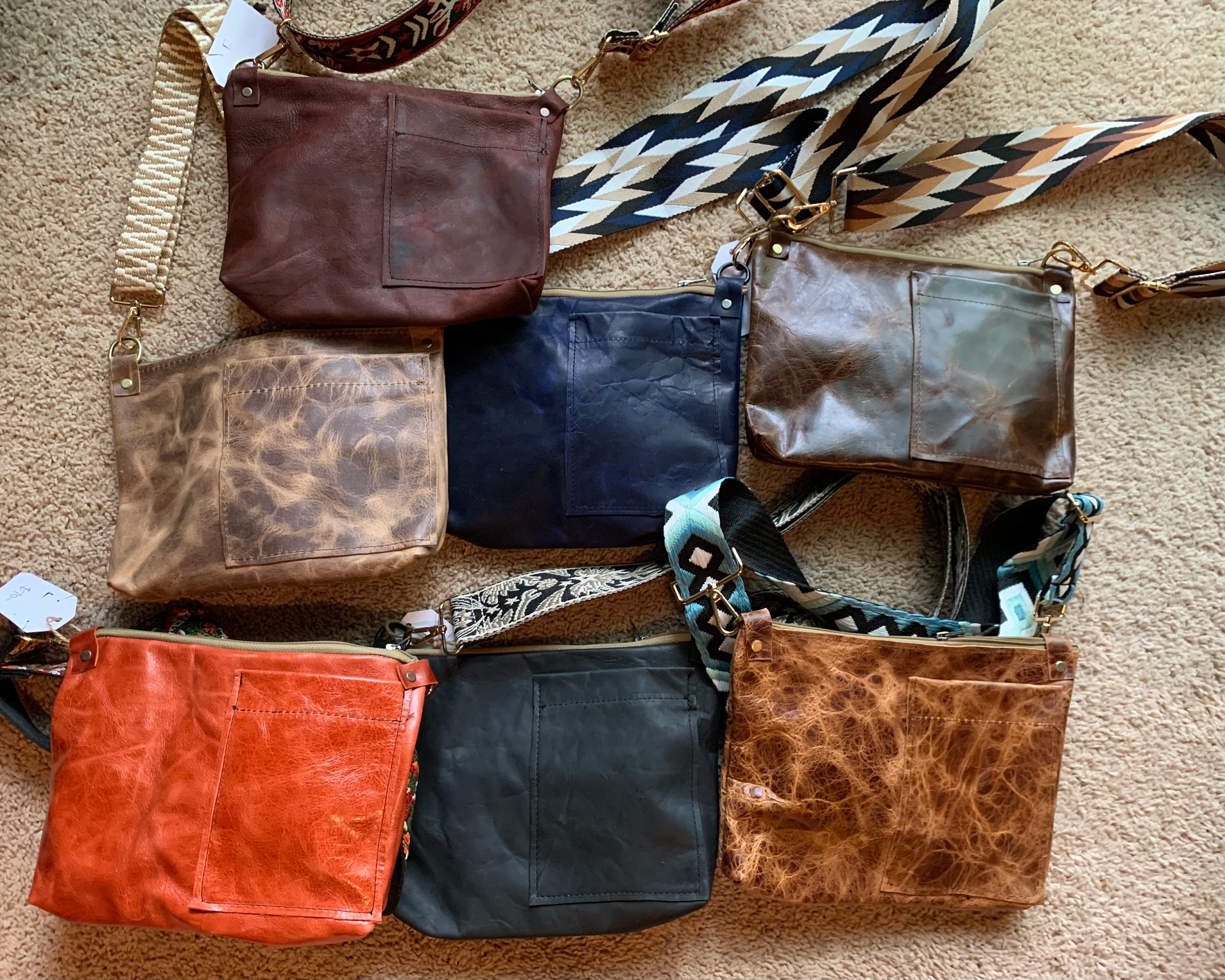 Rough Leather Bag - Etsy