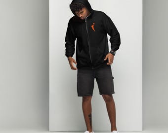 WNBA Logo Fan Fanatic Women's Basketball Unisex heavy blend zip hoodie