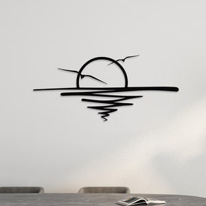 Sonnenuntergang Wanddekor, Über Bett Dekor, Wohnzimmer Wandkunst, Sommer Outdoor Dekor, Moderne Wandkunst, Sonnenaufgang