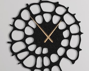Metal Wall Clock, Office Wall Clock, Wall Clock Art, Round Wall Clock, Abstract Wall Clock, Modern Wall Clock, Large Wall Clock, Home Gift