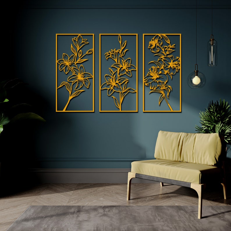 Wall Art Set of 3,
wild flowers decor,
Livingroom Decor,
flower decor,
Spring Flowers Art,
Porch Decor,
Metal Flowers Art,
Nature Wall art,
metal wall decor,
3 Piece Wall Art,
botanical art,
Extra Large Wall Art,
flower wall decor,